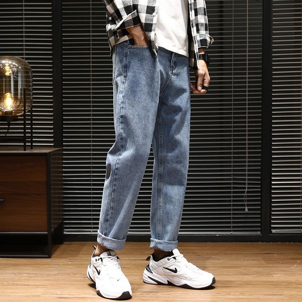 men's brand jeans and jeans loose straight pants korean fashion youth fashion casual wide leg dad pants znl32, Blue
men's brand jeans and jeans loose straight pants korean fashion youth fashion casual wide leg dad pants znl32, Blue