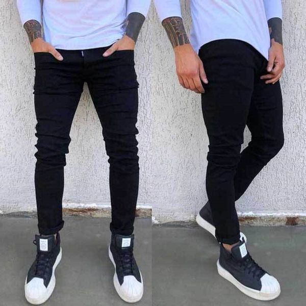 new men's jeans black slim fit versatile tight pants jeans tight pantselastic leggings youth long pants men yazm1, Blue
new men's jeans black slim fit versatile tight pants jeans tight pantselastic leggings youth long pants men yazm1, Blue