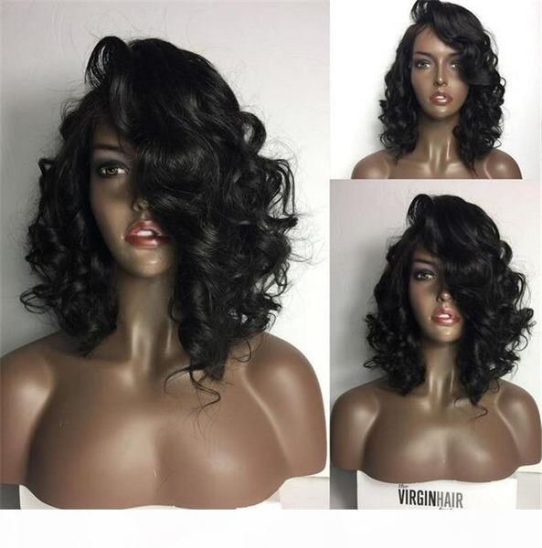 7ashort hair lace front wig bob lace front human hair wigs body wave full lace human hair wigs for black women, Black;brown
7ashort hair lace front wig bob lace front human hair wigs body wave full lace human hair wigs for black women, Black;brown
