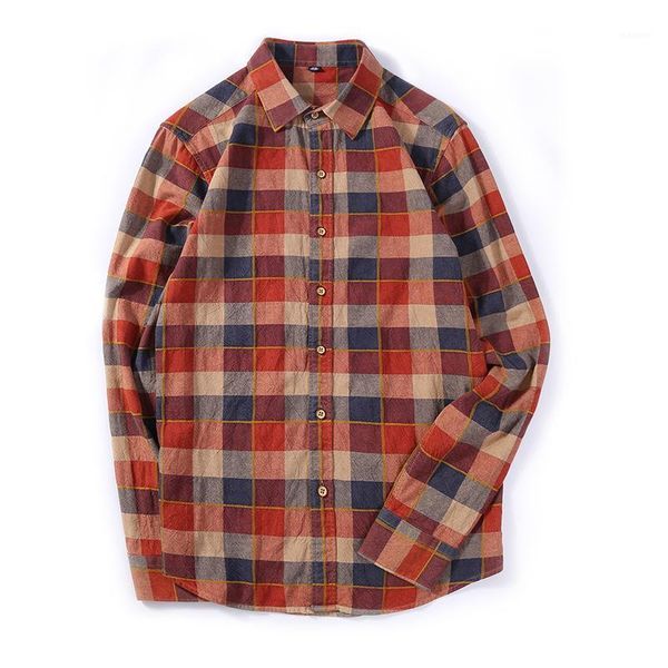 quality good retro plaid shirt autumn red checkered shirt men shirts long sleeve chemise homme cotton male check dress shirts1, White;black
quality good retro plaid shirt autumn red checkered shirt men shirts long sleeve chemise homme cotton male check dress shirts1, White;black