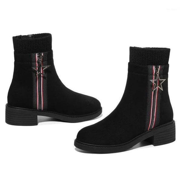 fashion winter boots women platform round toe folck women boots ankle for short plush warm winter shoes 3-321, Black
fashion winter boots women platform round toe folck women boots ankle for short plush warm winter shoes 3-321, Black