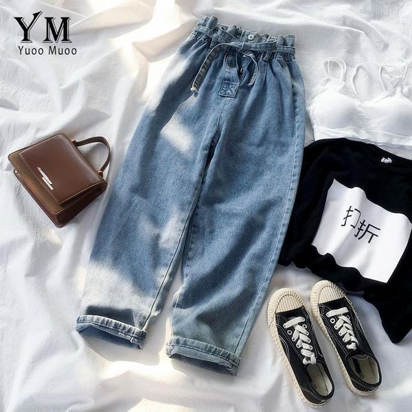 yuoomuoo ins fashion high waist jeans for women casual loose harem pants plus size blue belt bandage jeans women denim trousers1
yuoomuoo ins fashion high waist jeans for women casual loose harem pants plus size blue belt bandage jeans women denim trousers1