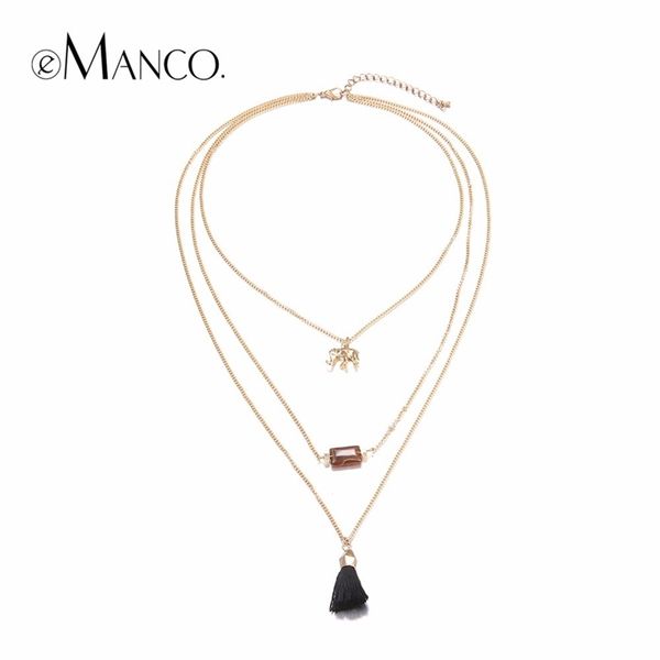emanco statement tassel link chain necklace gold-color multi-layer zinc alloy collar necklaces pendant jewelry y200323, Silver
emanco statement tassel link chain necklace gold-color multi-layer zinc alloy collar necklaces pendant jewelry y200323, Silver