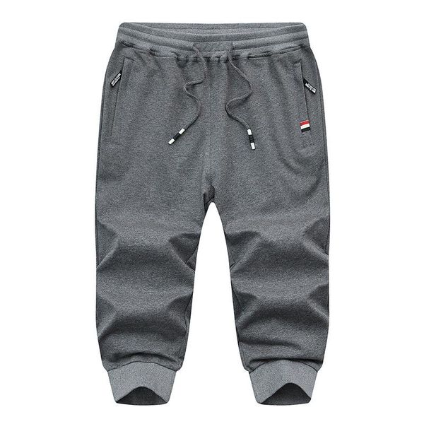 men's knitted sports pants cotton leisure athletic seven-cent pants 3/4 cropped trousers running men fitness sweatpants, Black;blue
men's knitted sports pants cotton leisure athletic seven-cent pants 3/4 cropped trousers running men fitness sweatpants, Black;blue