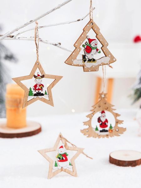christmas ornament wooden bell five pointed star christmas tree ornament pendant pendant ornament small gift
christmas ornament wooden bell five pointed star christmas tree ornament pendant pendant ornament small gift