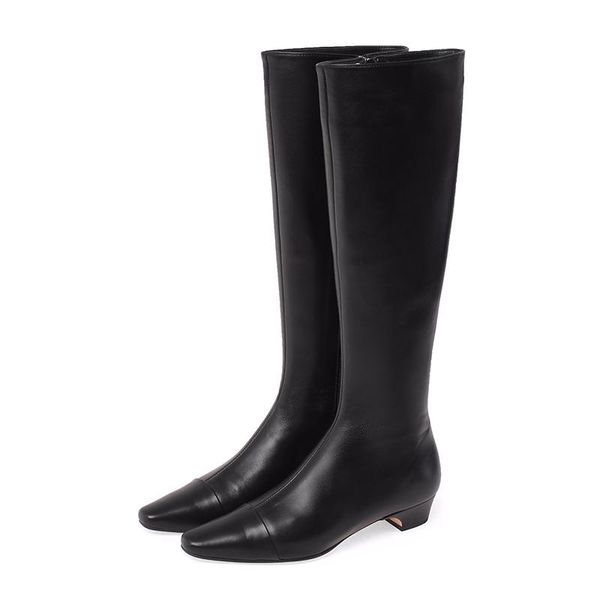boots est pointed toe thick low heels ladies side zipper women's knee high fashion winter wedding shoes woman, Black
boots est pointed toe thick low heels ladies side zipper women's knee high fashion winter wedding shoes woman, Black