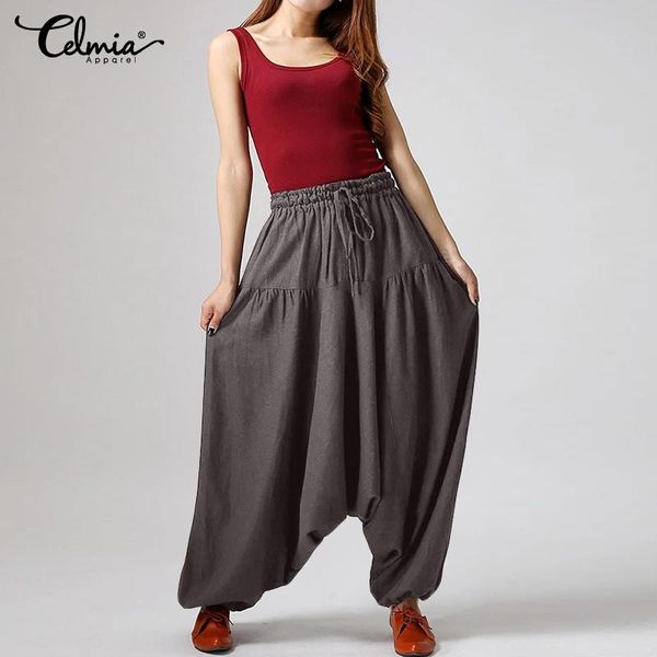 plus size celmia drop-crotch trouser autumn women casual solid high elastic long harem trousers female pantalon harem pants 5xl, Black;white
plus size celmia drop-crotch trouser autumn women casual solid high elastic long harem trousers female pantalon harem pants 5xl, Black;white