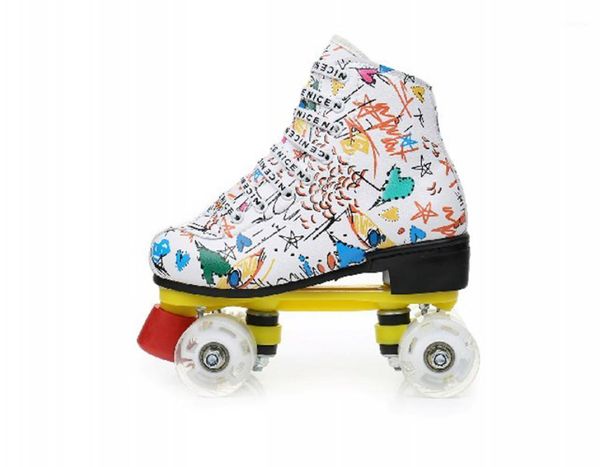 inline & roller skates women double line 4 wheels durable suitable for fashion graffiti luminous wheel patines leather shoes1
inline & roller skates women double line 4 wheels durable suitable for fashion graffiti luminous wheel patines leather shoes1