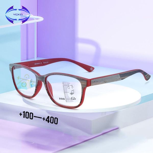 vcka rogressive multifocal reading glasses men women anti blue light eyeglass retro wood grain near and far eyewear +1.0 to+4.0, White;black
vcka rogressive multifocal reading glasses men women anti blue light eyeglass retro wood grain near and far eyewear +1.0 to+4.0, White;black