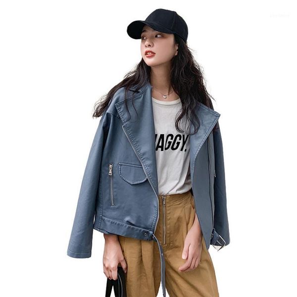 werynica 2020autumn winter women loose cool lady pu leather jacket korean female zipper faux femme outwear coat plus size women1, Black
werynica 2020autumn winter women loose cool lady pu leather jacket korean female zipper faux femme outwear coat plus size women1, Black