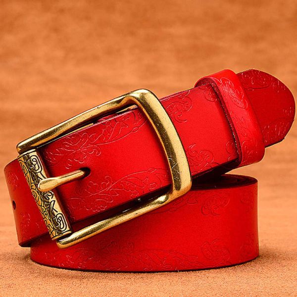 versatile cowhide real women's korean pants wide fashion leisure belt copper buckle printing, Black;green
versatile cowhide real women's korean pants wide fashion leisure belt copper buckle printing, Black;green