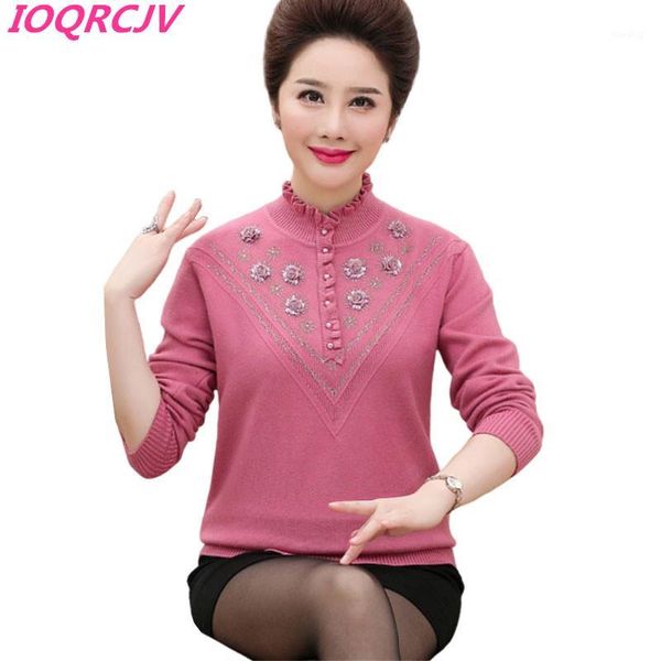middle-aged womens pullovers autumn winter mother clothing cashmere sweater long sleeve knitted bottoming shirt plus size p2281, White;black
middle-aged womens pullovers autumn winter mother clothing cashmere sweater long sleeve knitted bottoming shirt plus size p2281, White;black