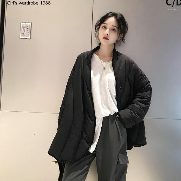 japanese style literary tone of minority designers lightweight 90 white duck down asymmetric design down jacket for female1, Black;brown
japanese style literary tone of minority designers lightweight 90 white duck down asymmetric design down jacket for female1, Black;brown