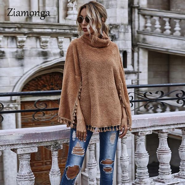ziamonga turtleneck sweater women 2020 new korean elegant solid tassel sweater oversized thick warm female pullovers 1, White;black
ziamonga turtleneck sweater women 2020 new korean elegant solid tassel sweater oversized thick warm female pullovers 1, White;black