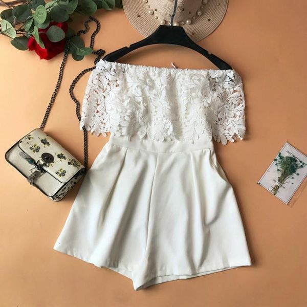jumpsuits rompers summer women clothes elegant overalls for women casual lace jumpsuit party short playsuit female zt2022, Black;white
jumpsuits rompers summer women clothes elegant overalls for women casual lace jumpsuit party short playsuit female zt2022, Black;white