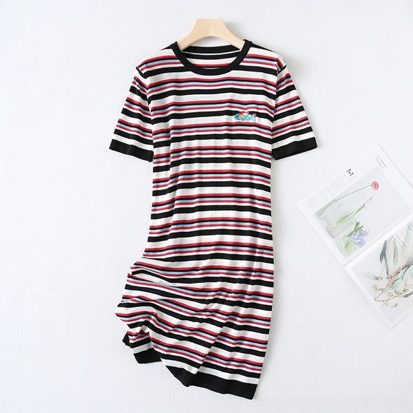 qhyeu q0645-korean dress women's clothing cdaw4 short new round neck small fish embroidered striped summer sleeve knitted dress 2020, Black;gray
qhyeu q0645-korean dress women's clothing cdaw4 short new round neck small fish embroidered striped summer sleeve knitted dress 2020, Black;gray