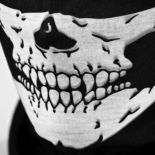 scarf mask outdoor face sport ghost skull half multi use neck warmer bicycle ski face masks