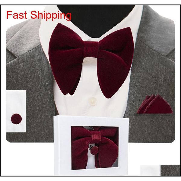 velvet big bow tie men's bowties pocket square cufflinks set with gift box solid red yellow necktie for man wedding wfk7k, Black;gray
velvet big bow tie men's bowties pocket square cufflinks set with gift box solid red yellow necktie for man wedding wfk7k, Black;gray