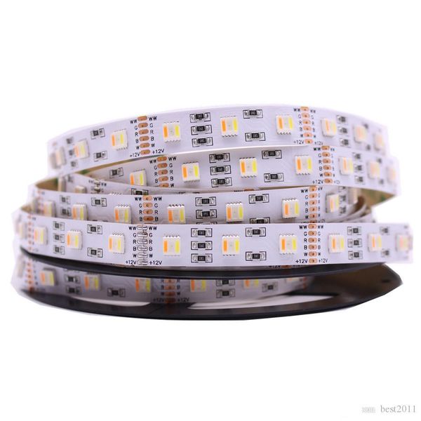 5m rgb+cct led strip 5050 smd 60led m dc12v 5 in 1 chips led cw+rgb+ww flexible led strip white pcb
5m rgb+cct led strip 5050 smd 60led m dc12v 5 in 1 chips led cw+rgb+ww flexible led strip white pcb