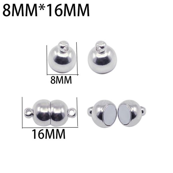 10pcs/lot rhodium color magnetic clasps stainless steel for diy leather bracelets necklace connectors jewelry making wmtzsz, White;red
10pcs/lot rhodium color magnetic clasps stainless steel for diy leather bracelets necklace connectors jewelry making wmtzsz, White;red