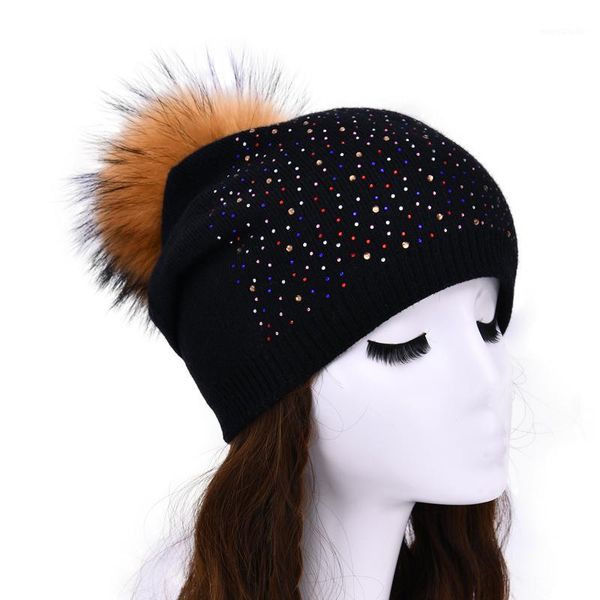maomaofur women real fur pompon hat female plain warm knit beanie hat natural raccoon fur pom pom cap winter beanies diamond1
maomaofur women real fur pompon hat female plain warm knit beanie hat natural raccoon fur pom pom cap winter beanies diamond1