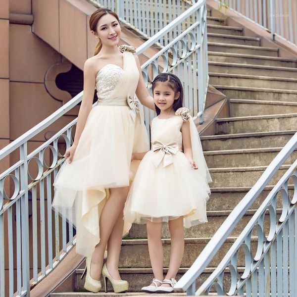 family matching outfits summer mom daughter dresses autumn princess wedding dress clothes sleeveless look1, Blue
family matching outfits summer mom daughter dresses autumn princess wedding dress clothes sleeveless look1, Blue