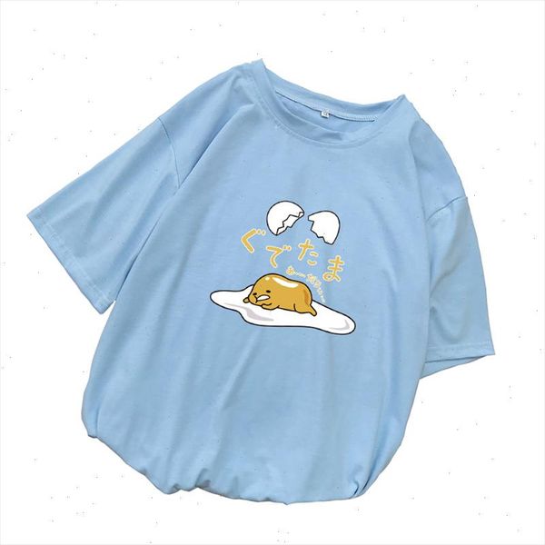 summer cartoon t shirt women casual kawaii lovely gudetama print tee female streetwear harajuku short sleeve korean clothes, White
summer cartoon t shirt women casual kawaii lovely gudetama print tee female streetwear harajuku short sleeve korean clothes, White