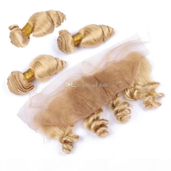 blonde #613 loose curly hair with lace frontal 13*4 unprocessed hair loose wave 3pcs hair bundles with ear to ear lace frontal closure, Black
blonde #613 loose curly hair with lace frontal 13*4 unprocessed hair loose wave 3pcs hair bundles with ear to ear lace frontal closure, Black