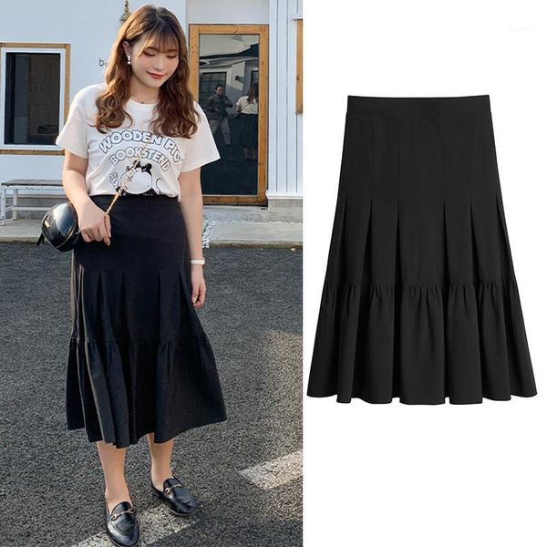 summer big size midi summer skirt women korean ladies high waist pleated school skirt female plus size ruffles skirts1, Black
summer big size midi summer skirt women korean ladies high waist pleated school skirt female plus size ruffles skirts1, Black