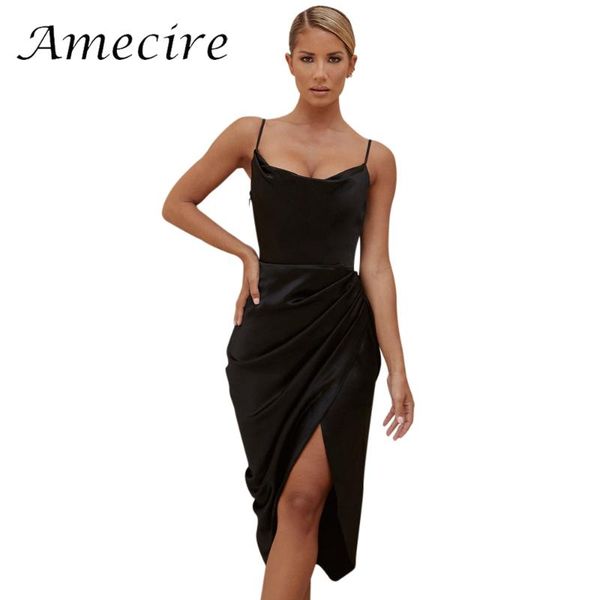 casual dresses amecire satin structured corset women party dress elegant spaghetti strap thigh split draped midi outfits 2021, Black;gray
casual dresses amecire satin structured corset women party dress elegant spaghetti strap thigh split draped midi outfits 2021, Black;gray