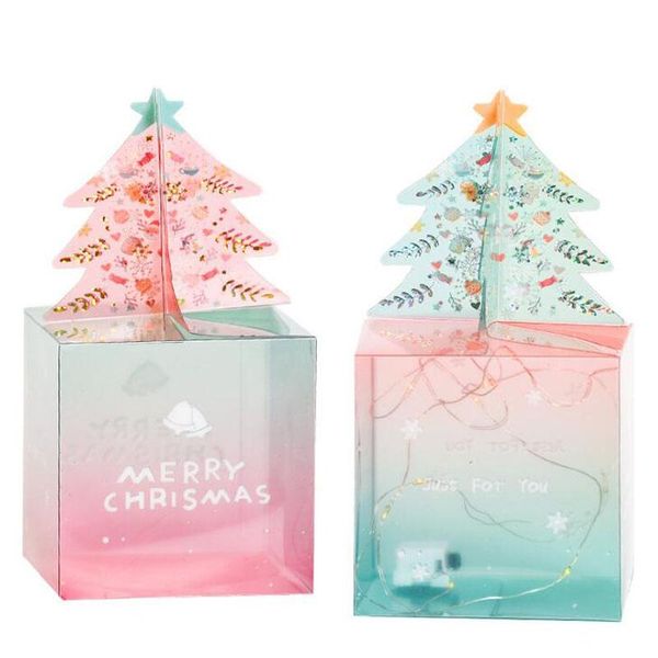 100pcs christmas candy box plastic cookie gift box gradient for new year navidad 2021 christmas eve decoration
100pcs christmas candy box plastic cookie gift box gradient for new year navidad 2021 christmas eve decoration