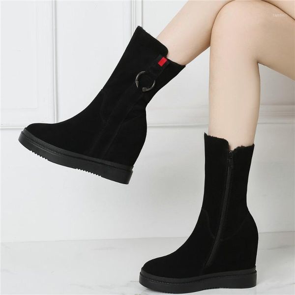high oxfords shoes women genuine leather wedges high heel ankle boots female winter warm platform pumps shoes casual1, Black
high oxfords shoes women genuine leather wedges high heel ankle boots female winter warm platform pumps shoes casual1, Black
