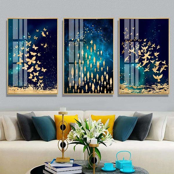 golden butterfly fish bird dance poster nordic style wall art picture canvas poster print painting abstract picture home decor
golden butterfly fish bird dance poster nordic style wall art picture canvas poster print painting abstract picture home decor