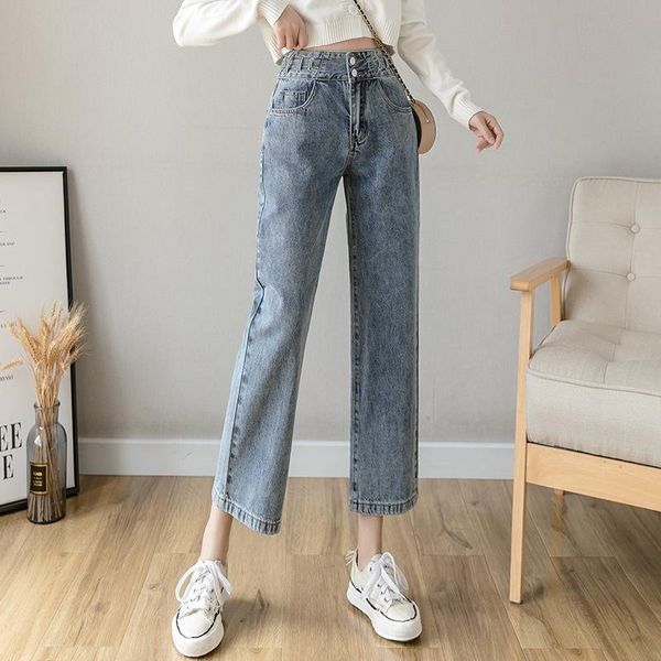 han edition small nine points high waist jeans children fall 2020 new joker loose straight wide-legged pants, Blue
han edition small nine points high waist jeans children fall 2020 new joker loose straight wide-legged pants, Blue