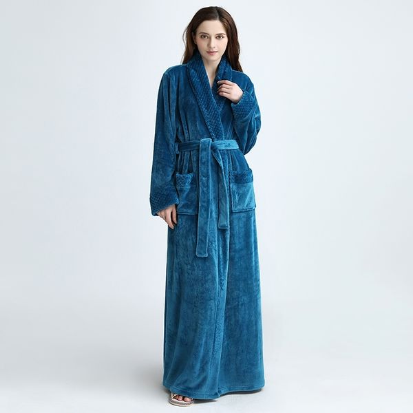 1pcs women/men robes autumn lengthened soft winter bathrobe comfortable warm long sleeve long night dress sleepwear ladies y200429, Black;red
1pcs women/men robes autumn lengthened soft winter bathrobe comfortable warm long sleeve long night dress sleepwear ladies y200429, Black;red