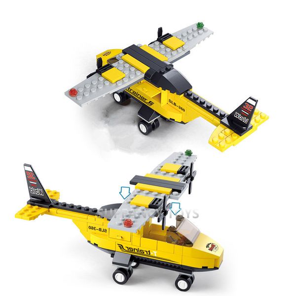 110pcs city aviation airplane aircraft t trainer plane building blocks sets avion technic creator bricks brinquedos kids toys jllqiu
110pcs city aviation airplane aircraft t trainer plane building blocks sets avion technic creator bricks brinquedos kids toys jllqiu