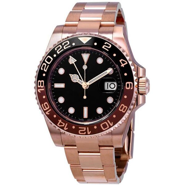 rose gold luxury quality automatic 5833 jewel movement gmt ii ceramic bezel sapphire glass men watch 316 staiinless steel, Slivery;brown
rose gold luxury quality automatic 5833 jewel movement gmt ii ceramic bezel sapphire glass men watch 316 staiinless steel, Slivery;brown