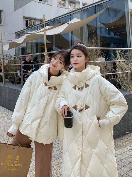 women 2020 winter new fashion hooded long sleeve solid color cotton-padded warm loose jacket female casual parka outerwear s202, Black
women 2020 winter new fashion hooded long sleeve solid color cotton-padded warm loose jacket female casual parka outerwear s202, Black