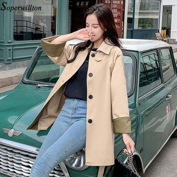 женщины пальто с длинным рукавом turn воротник однобортный шинель ветровка outwear chic корейский сыпучие 2020 весна осень, Tan;black
женщины пальто с длинным рукавом turn воротник однобортный шинель ветровка outwear chic корейский сыпучие 2020 весна осень, Tan;black