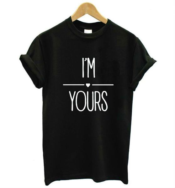 i' yours letters print women tshirt cotton casual funny t shirt for lady tee hipster drop ship z-806, White
i' yours letters print women tshirt cotton casual funny t shirt for lady tee hipster drop ship z-806, White