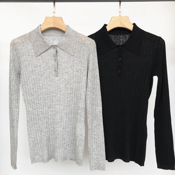 women sweater long-sleeved striped slim-fit cashmere wool thin sweater1, White;black
women sweater long-sleeved striped slim-fit cashmere wool thin sweater1, White;black