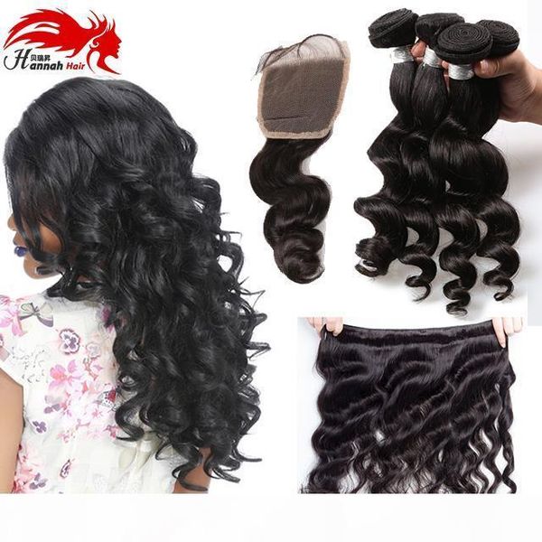 brazilian virgin hair loose wave with closure human hair 3 4bundles with lace closure brazilian loose wave with closure, Black
brazilian virgin hair loose wave with closure human hair 3 4bundles with lace closure brazilian loose wave with closure, Black