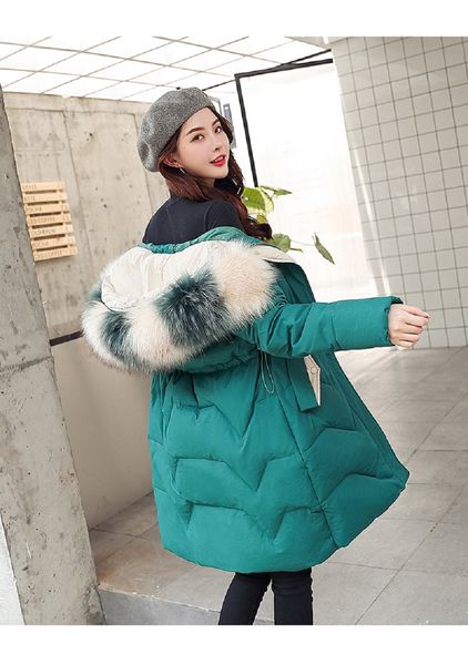 2021 new winter female korean mid-length woman's down cotton fashion jacket looser parkas woman tyjtjy rbib, Black
2021 new winter female korean mid-length woman's down cotton fashion jacket looser parkas woman tyjtjy rbib, Black