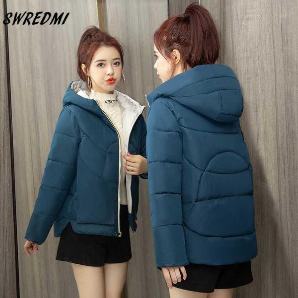 swredmi short winter jacket women a-line hooded autumn warm parka padded clothing outerwear solid zipper wadded coat female1, Black
swredmi short winter jacket women a-line hooded autumn warm parka padded clothing outerwear solid zipper wadded coat female1, Black