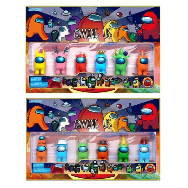 6pcs/set among us game dolls figure model toys computer deskaccessories christmas gifts for childrens dhl free
6pcs/set among us game dolls figure model toys computer deskaccessories christmas gifts for childrens dhl free