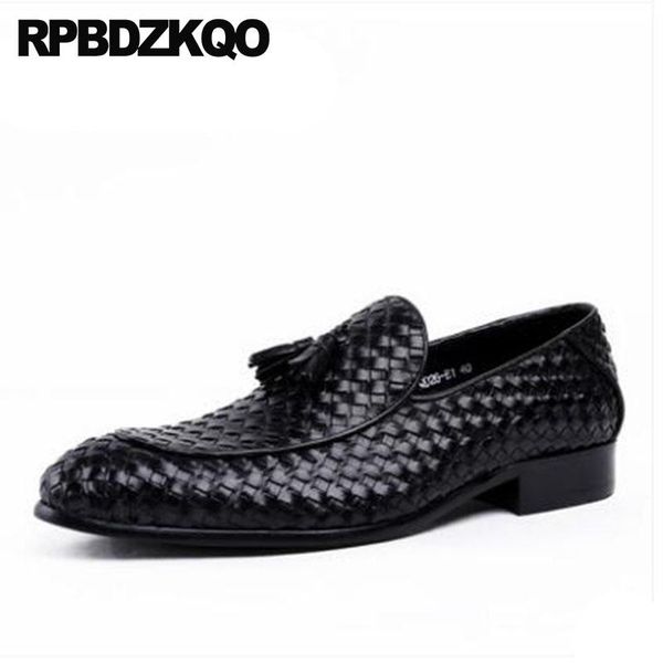 brand office british style formal men woven leather shoes runway burgundy black loafers chic braided luxury tassel pointed toe
brand office british style formal men woven leather shoes runway burgundy black loafers chic braided luxury tassel pointed toe