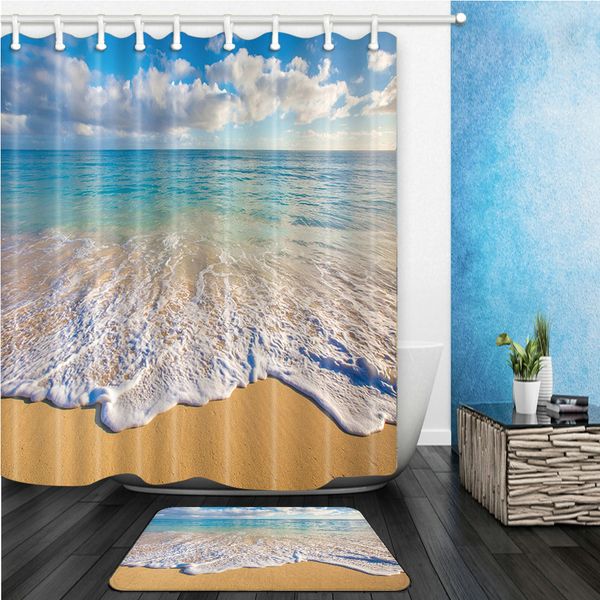 2pcs / набор sea beach shell ocean душ шторы набор ванной водонепроницаемый полиэстер ткань + нескользящие мат туалет ванная комната home de
2pcs / набор sea beach shell ocean душ шторы набор ванной водонепроницаемый полиэстер ткань + нескользящие мат туалет ванная комната home de