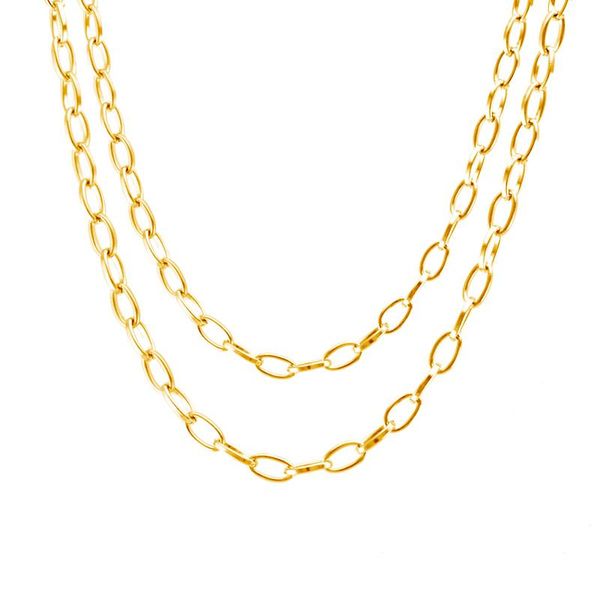 stainless steel women choker necklace jewelry flat wire 4mm long oval rolo o link egg necklace boho chain collares de moda, Silver
stainless steel women choker necklace jewelry flat wire 4mm long oval rolo o link egg necklace boho chain collares de moda, Silver