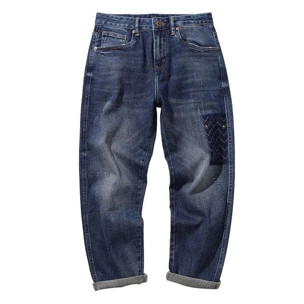 men's jeans men's street fashion blue elastic loose fit ripped men embroidery patch designer hip hop wide leg denim pants
men's jeans men's street fashion blue elastic loose fit ripped men embroidery patch designer hip hop wide leg denim pants