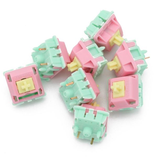 keyboards keyfirst gateron cream custom switch 4pin 5pin rgb linear 62g force mx clone for mechanical keyboard 50m pink green
keyboards keyfirst gateron cream custom switch 4pin 5pin rgb linear 62g force mx clone for mechanical keyboard 50m pink green